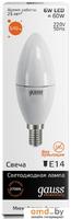 Энергосберегающяя лампочка gauss e14 6 вт 2700 к ld33116 купить по лучшей цене