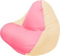 Кресло мешок Flagman relax г4 1 049 розовый светло бежевый купить по лучшей цене
