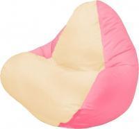 Кресло мешок Flagman relax г4 1 020 светло бежевый розовый купить по лучшей цене