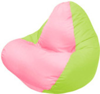 Кресло-мешок Flagman Relax Г4.1-045 (салатовый/розовый) купить по лучшей цене
