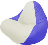 Кресло-мешок Flagman Relax Г4.1-003 (синий/белый) купить по лучшей цене