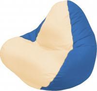 Кресло-мешок Flagman Релакс Г4.1-023 (светло-бежевый/синий) купить по лучшей цене