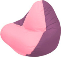 Кресло-мешок Flagman Relax Г4.1-043 (бордовый/розовый) купить по лучшей цене