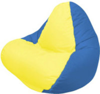 Кресло-мешок Flagman Relax Г4.1-038 (синий/желтый) купить по лучшей цене