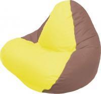 Кресло мешок Flagman relax г4 1 031 желтый коричневый купить по лучшей цене