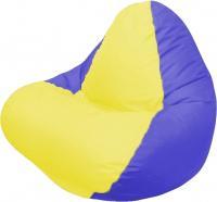 Кресло мешок Flagman relax г4 1 029 желтый синий купить по лучшей цене