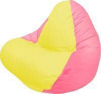 Кресло мешок Flagman relax г4 1 035 желтый розовый купить по лучшей цене