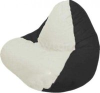 Кресло-мешок Flagman Релакс Г4.1-010 (белый/черный) купить по лучшей цене