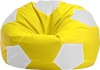 Кресло мешок Flagman мяч стандарт м1 1 08 желтый белый купить по лучшей цене