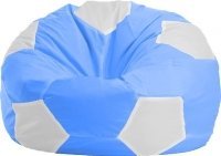 Кресло мешок Flagman мяч стандарт м1 1 03 синий белый купить по лучшей цене