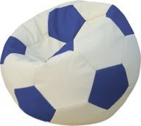 Кресло мешок Flagman мяч стандарт м1 3 1003 белый синий купить по лучшей цене