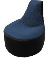 Кресло мешок Flagman трон т1 3 09 синий черный купить по лучшей цене