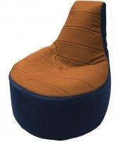 Кресло мешок Flagman трон т1 3 15 оранжевый синий купить по лучшей цене
