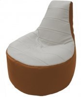 Кресло мешок Flagman трон т1 3 22 белый оранжевый купить по лучшей цене