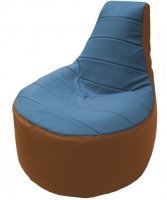 Кресло мешок Flagman трон т1 3 23 голубой оранжевый купить по лучшей цене