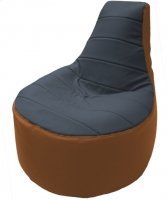 Кресло мешок Flagman трон т1 3 24 серый оранжевый купить по лучшей цене