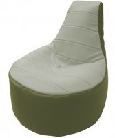 Кресло мешок Flagman трон т1 3 28 белый оливковый купить по лучшей цене