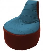 Кресло мешок Flagman трон т1 3 33 голубой красный купить по лучшей цене