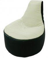 Кресло мешок Flagman трон т1 3 42 белый зеленый купить по лучшей цене