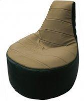 Кресло мешок Flagman трон т1 3 43 бежевый зеленый купить по лучшей цене