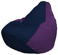 Кресло мешок Flagman груша макси г2 1 38 темно синий фиолетовый купить по лучшей цене