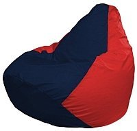 Кресло мешок Flagman груша макси г2 1 46 темно синий красный купить по лучшей цене