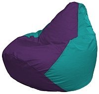 Кресло мешок Flagman груша макси г2 1 75 фиолетовый бирюзовый купить по лучшей цене