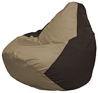 Кресло мешок Flagman груша макси г2 1 93 темно бежевый коричневый купить по лучшей цене