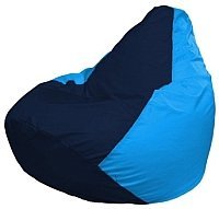 Кресло мешок Flagman груша мини г0 1 48 темно синий голубой купить по лучшей цене
