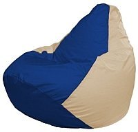 Кресло мешок Flagman груша макси г2 1 121 синий светло бежевый купить по лучшей цене