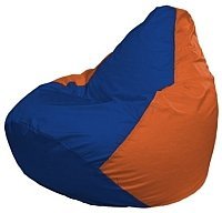 Кресло мешок Flagman груша макси г2 1 127 синий оранжевый купить по лучшей цене