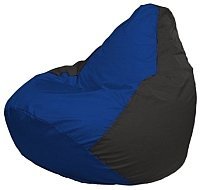 Кресло мешок Flagman груша мини г0 1 115 синий черный купить по лучшей цене