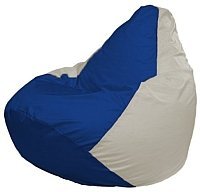 Кресло мешок Flagman груша мини г0 1 125 синий белый купить по лучшей цене