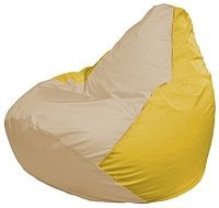 Кресло мешок Flagman груша макси г2 1 148 светло бежевый желтый купить по лучшей цене