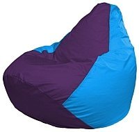 Кресло мешок Flagman груша мини г0 1 74 фиолетовый голубой купить по лучшей цене
