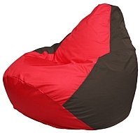 Кресло мешок Flagman груша мини г0 1 177 красный коричневый купить по лучшей цене