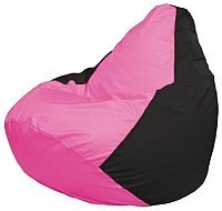 Кресло мешок Flagman груша мини г0 1 188 розовый черный купить по лучшей цене