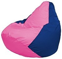 Кресло мешок Flagman груша мини г0 1 195 розовый синий купить по лучшей цене
