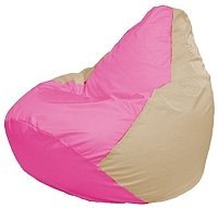 Кресло мешок Flagman груша мини г0 1 196 розовый светло бежевый купить по лучшей цене