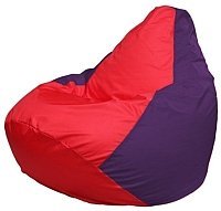 Кресло мешок Flagman груша мини г0 1 233 красный фиолетовый купить по лучшей цене