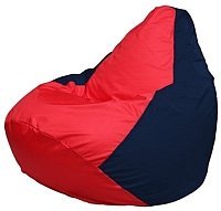 Кресло мешок Flagman груша мини г0 1 234 красный темно синий купить по лучшей цене