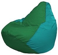 Кресло мешок Flagman груша мини г0 1 243 зеленый бирюзовый купить по лучшей цене