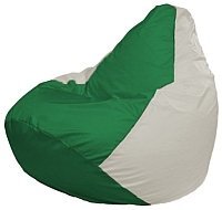 Кресло мешок Flagman груша мини г0 1 244 зеленый белый купить по лучшей цене