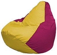 Кресло мешок Flagman груша мини г0 1 246 желтый фуксия купить по лучшей цене