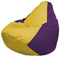 Кресло мешок Flagman груша мини г0 1 247 желтый фиолетовый купить по лучшей цене