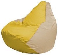 Кресло мешок Flagman груша мини г0 1 255 желтый светло бежевый купить по лучшей цене