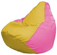 Кресло мешок Flagman груша мини г0 1 257 желтый розовый купить по лучшей цене