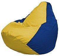 Кресло мешок Flagman груша мини г0 1 254 желтый синий купить по лучшей цене