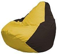 Кресло мешок Flagman груша мини г0 1 261 желтый коричневый купить по лучшей цене