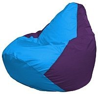 Кресло мешок Flagman груша мини г0 1 269 голубой фиолетовый купить по лучшей цене